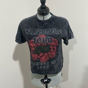 California Tour Graphic Crop T-Shirt
